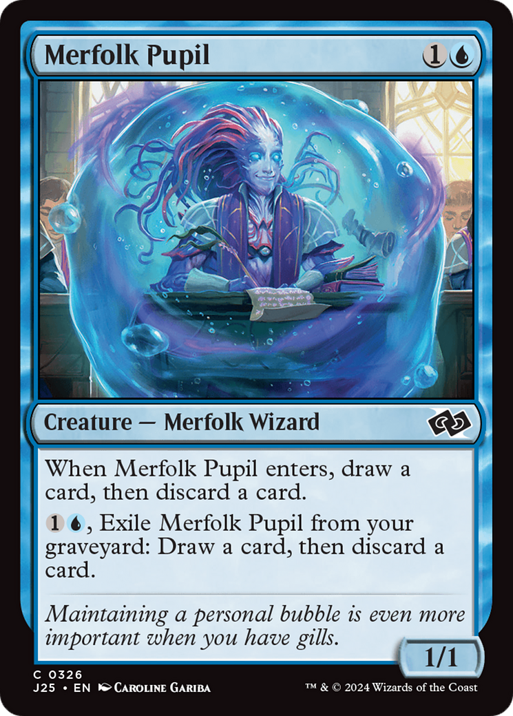 Merfolk Pupil [Foundations Jumpstart] | Clutch Gaming