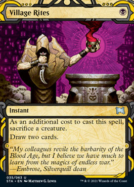 Village Rites (Foil Etched) [Strixhaven: Mystical Archive] | Clutch Gaming