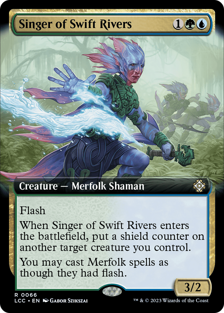Singer of Swift Rivers (Extended Art) [The Lost Caverns of Ixalan Commander] | Clutch Gaming