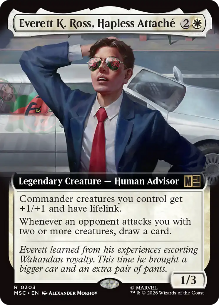 Everett K. Ross, Hapless Attache (Extended Art) [Marvel Super Heroes Commander] | Clutch Gaming