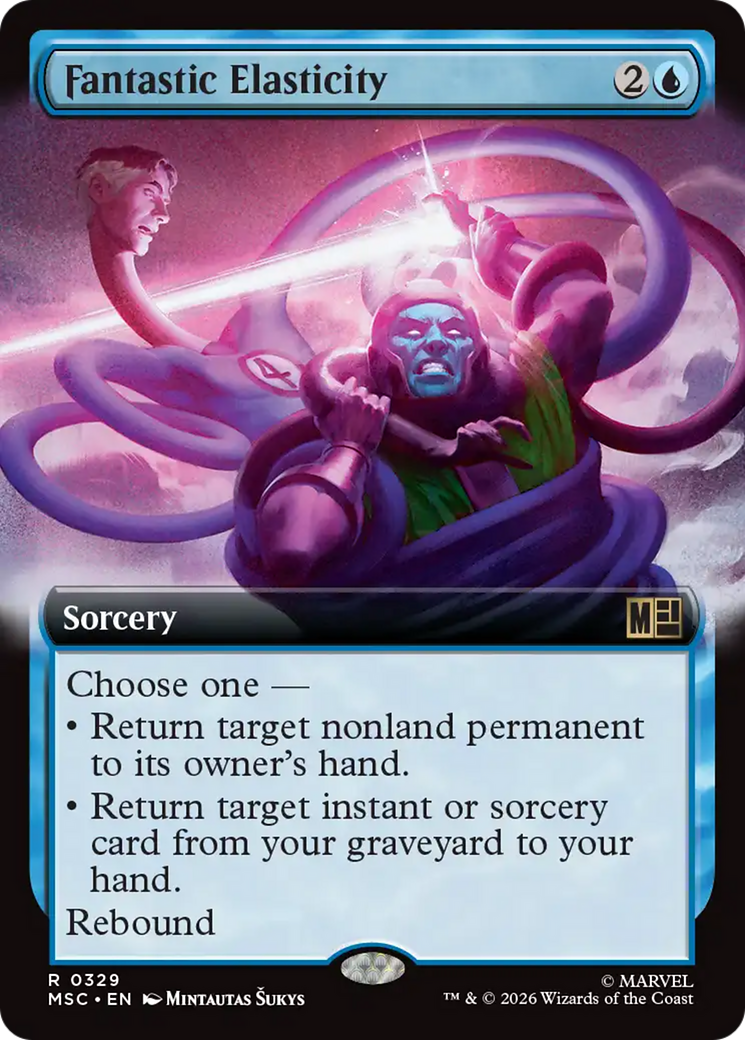 Fantastic Elasticity (Extended Art) [Marvel Super Heroes Commander] | Clutch Gaming