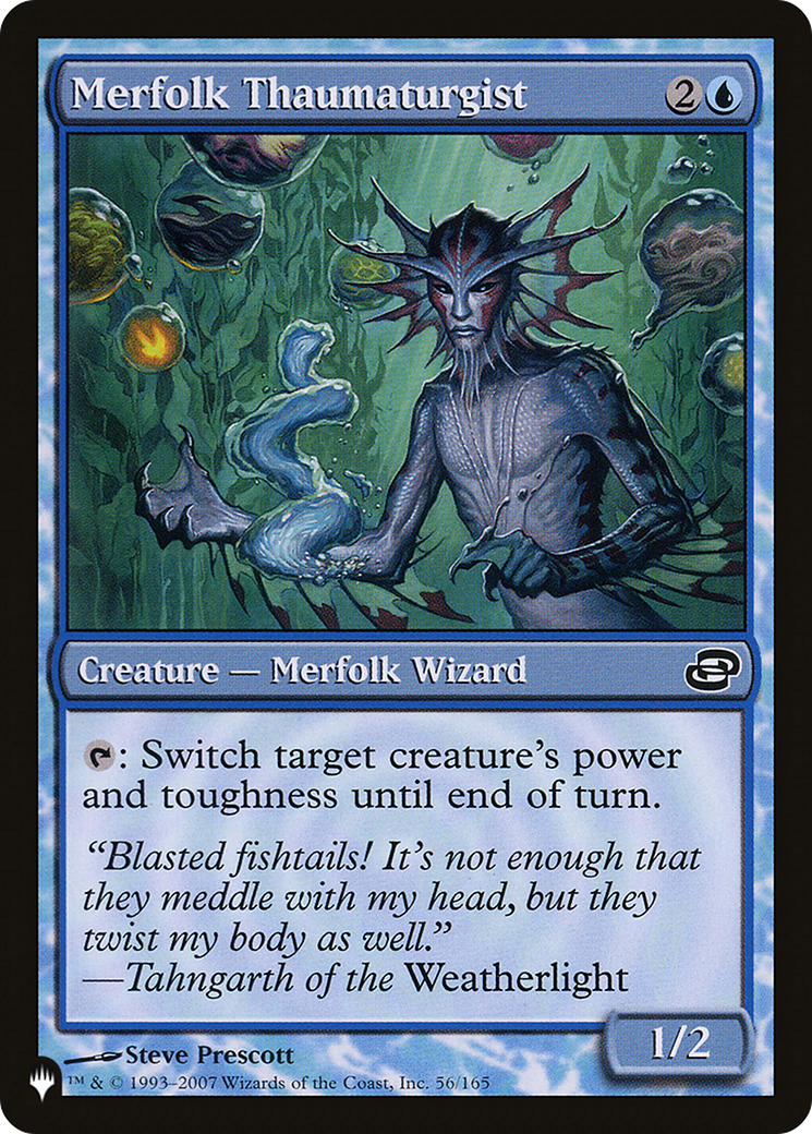 Merfolk Thaumaturgist [The List Reprints] | Clutch Gaming