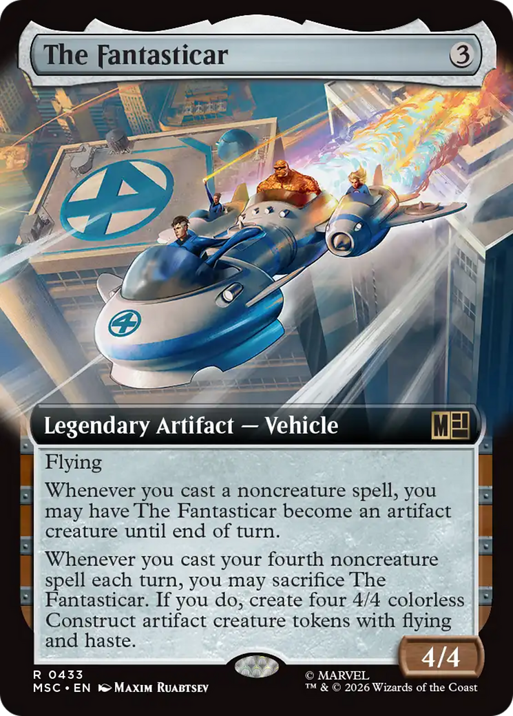 The Fantasticar (Extended Art) [Marvel Super Heroes Commander] | Clutch Gaming