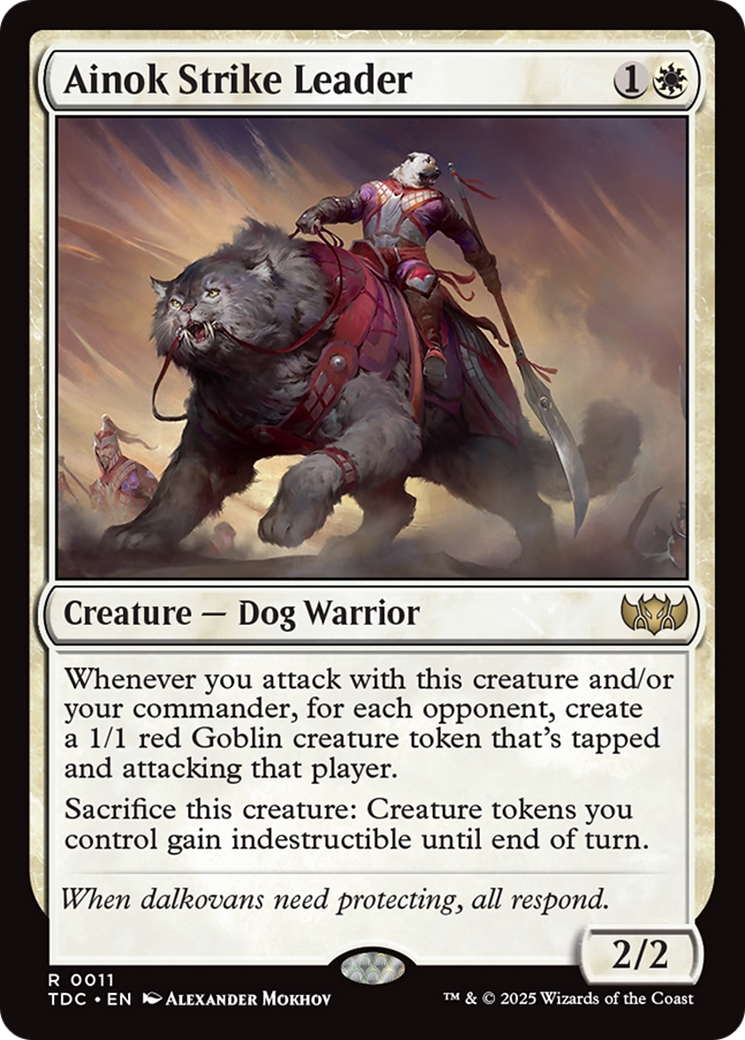Ainok Strike Leader [Tarkir: Dragonstorm Commander] | Clutch Gaming
