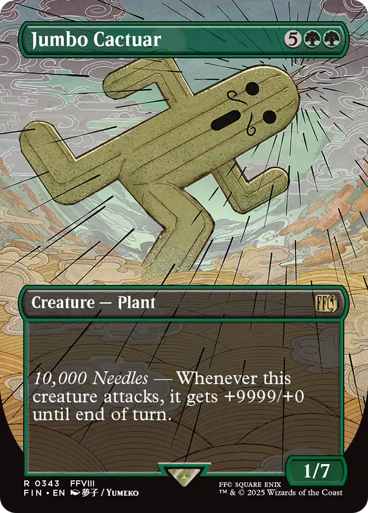 Jumbo Cactuar (Borderless) [FINAL FANTASY] | Clutch Gaming