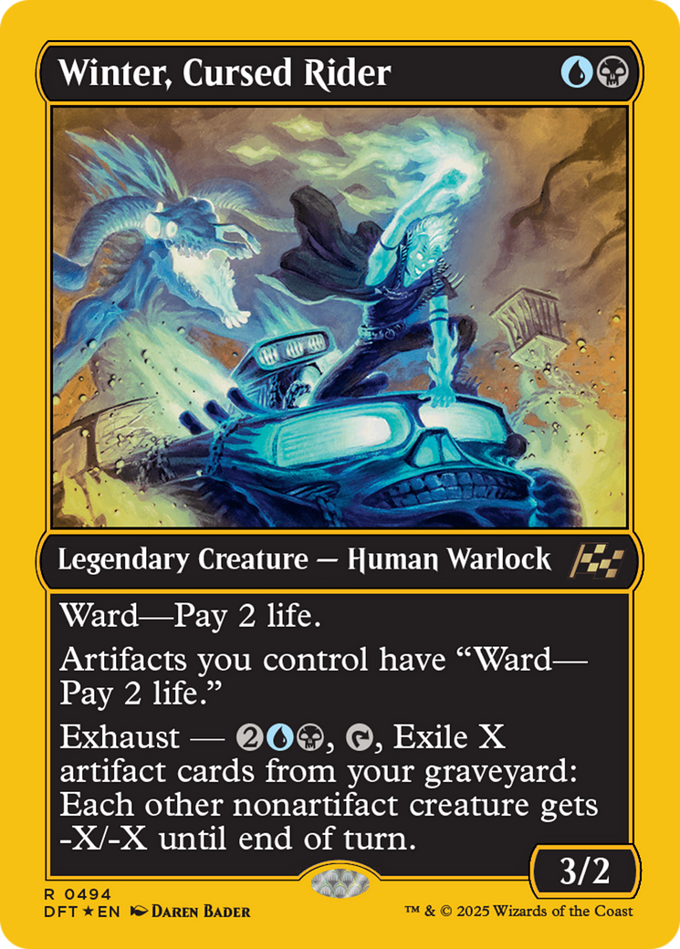 Winter, Cursed Rider (First-Place Foil) [Aetherdrift] | Clutch Gaming