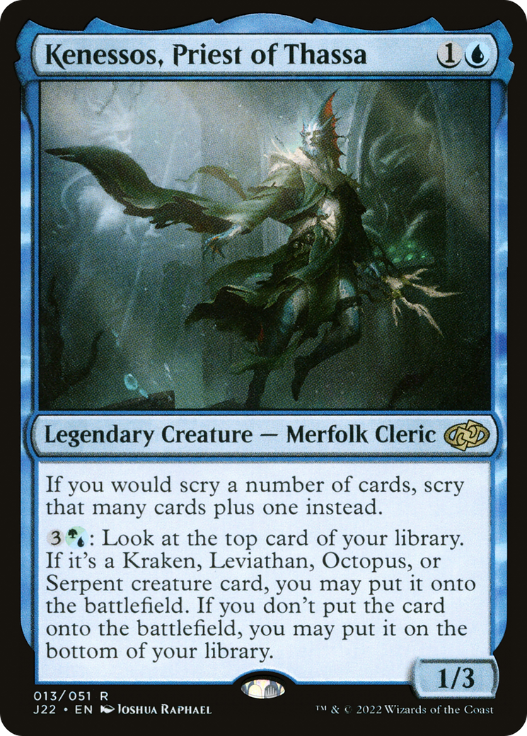 Kenessos, Priest of Thassa [Jumpstart 2022] | Clutch Gaming