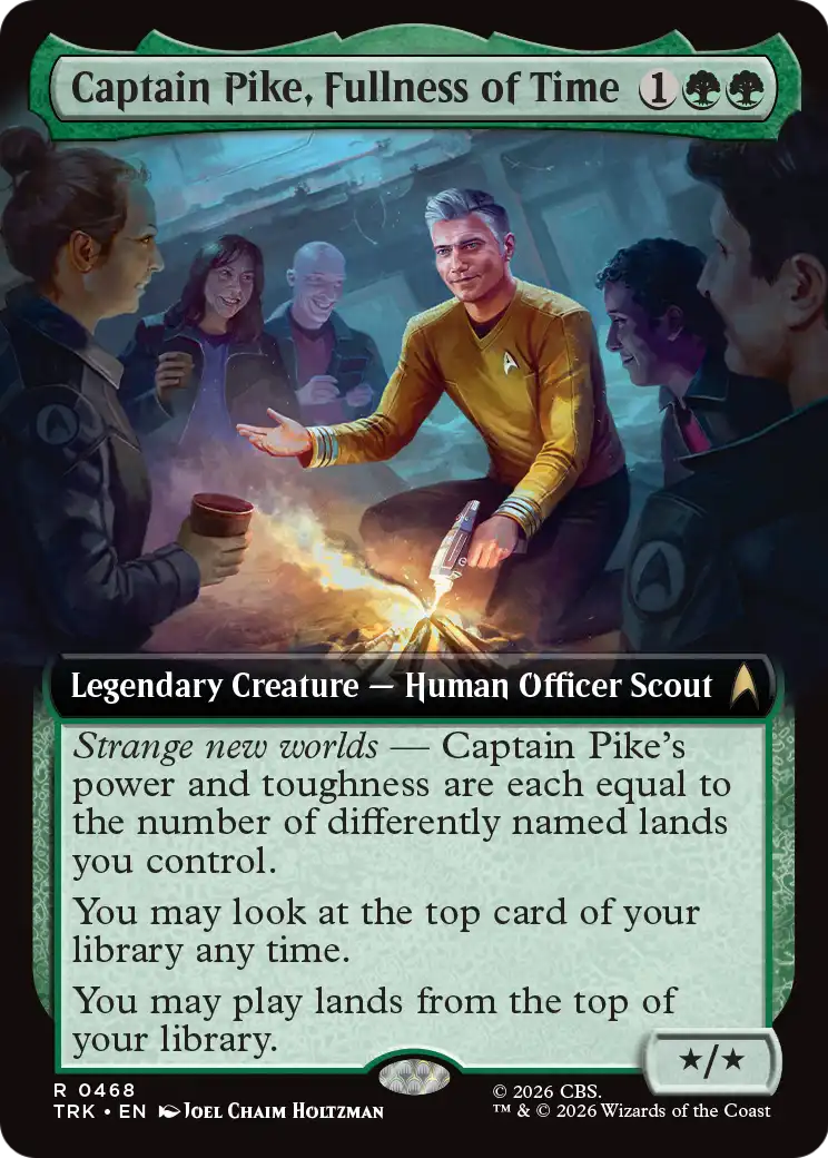 Captain Pike, Fullness of Time (Extended Art) [Star Trek] | Clutch Gaming