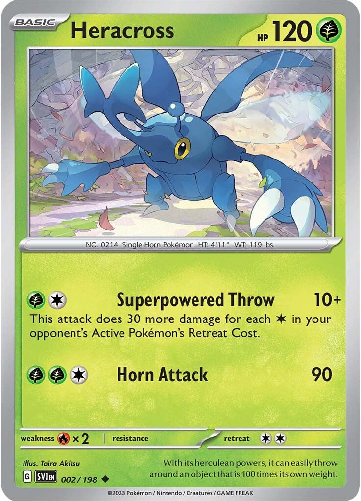 Heracross (002/198) [Scarlet & Violet: Base Set] | Clutch Gaming