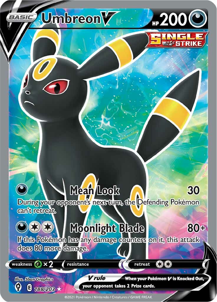 Umbreon V (188/203) [Sword & Shield: Evolving Skies] | Clutch Gaming