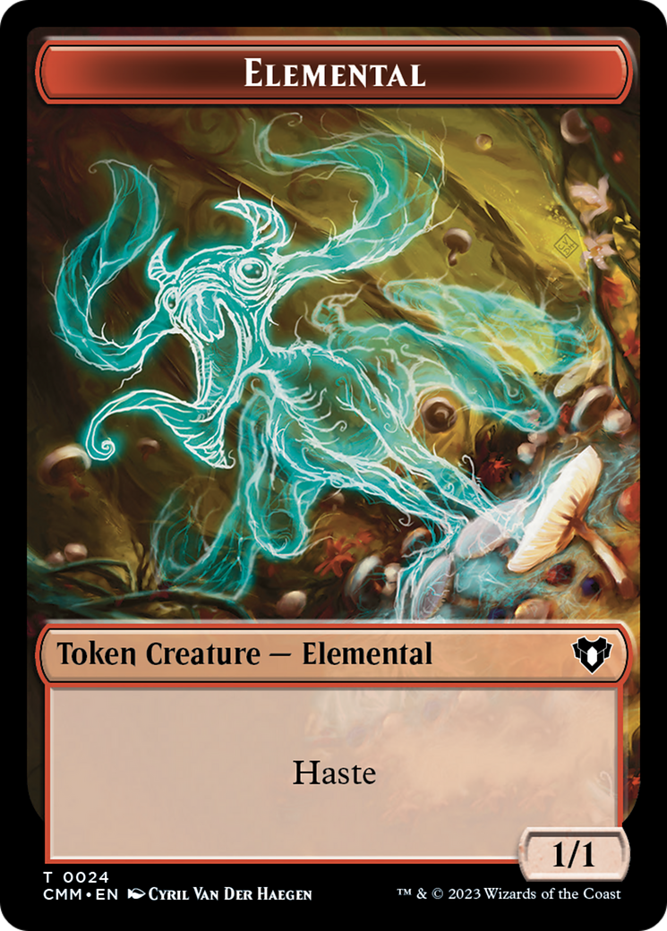 Elemental Token (24) [Commander Masters Tokens] | Clutch Gaming