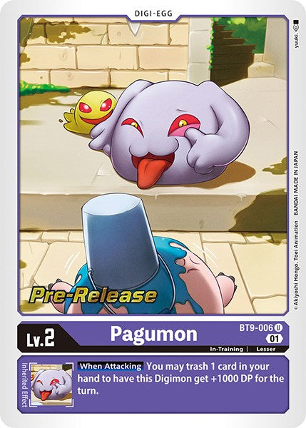 Pagumon [BT9-006] [X Record Pre-Release Promos] | Clutch Gaming