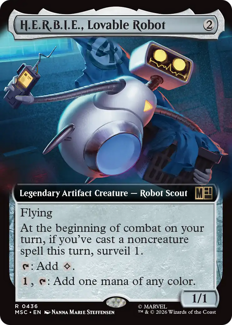 H.E.R.B.I.E., Lovable Robot (Extended Art) [Marvel Super Heroes Commander] | Clutch Gaming