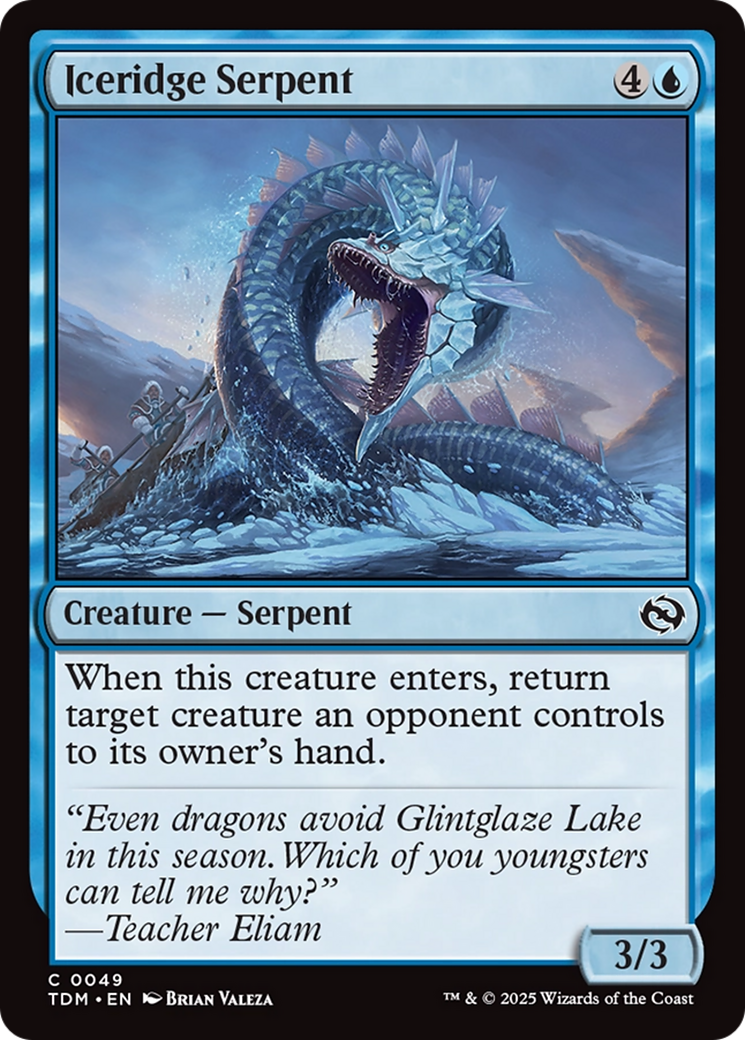 Iceridge Serpent [Tarkir: Dragonstorm] | Clutch Gaming