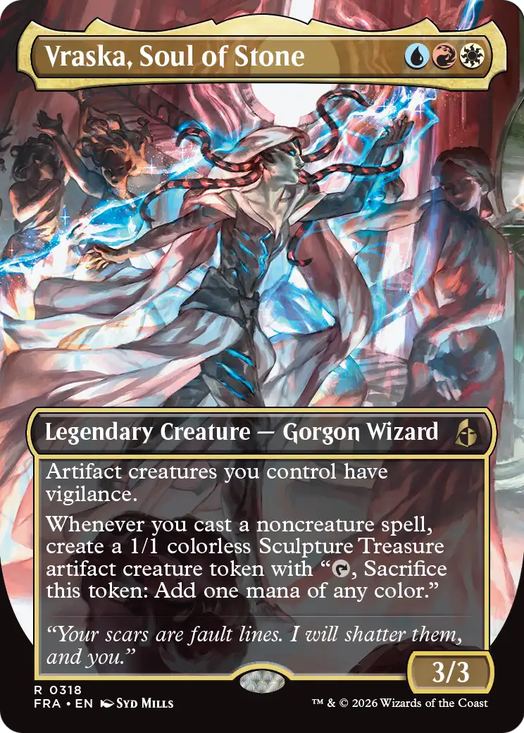 Vraska, Soul of Stone (Borderless) [Reality Fracture] | Clutch Gaming