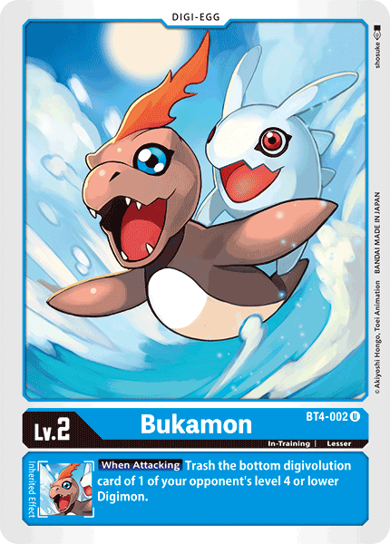 Bukamon [BT4-002] [Great Legend] | Clutch Gaming