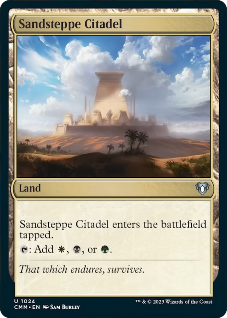 Sandsteppe Citadel [Commander Masters] | Clutch Gaming