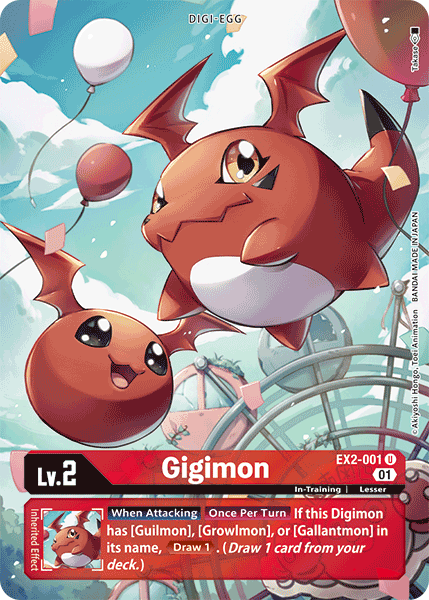 Gigimon [EX2-001] (Alternate Art) [Digital Hazard] | Clutch Gaming