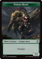 Goat // Fungus Beast Double-Sided Token [Secrets of Strixhaven Commander Tokens] | Clutch Gaming