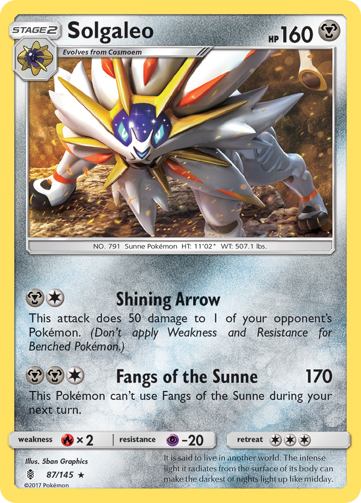 Solgaleo (87/145) [Sun & Moon: Guardians Rising] | Clutch Gaming