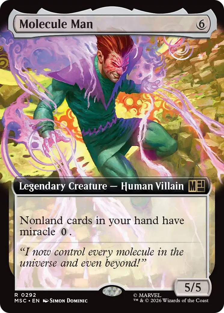 Molecule Man (Extended Art) [Marvel Super Heroes Commander] | Clutch Gaming