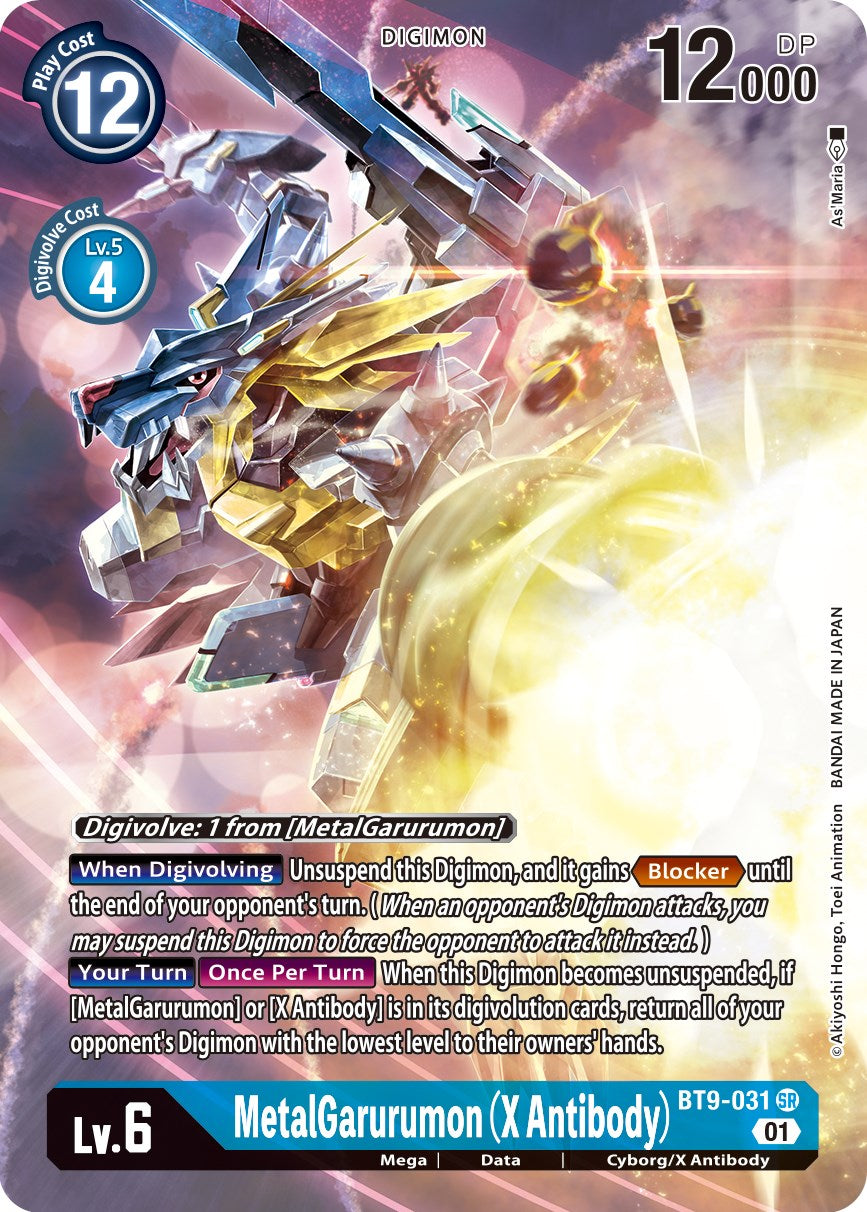 MetalGarurumon (X Antibody) [BT9-031] (Alternate Art) [X Record] | Clutch Gaming