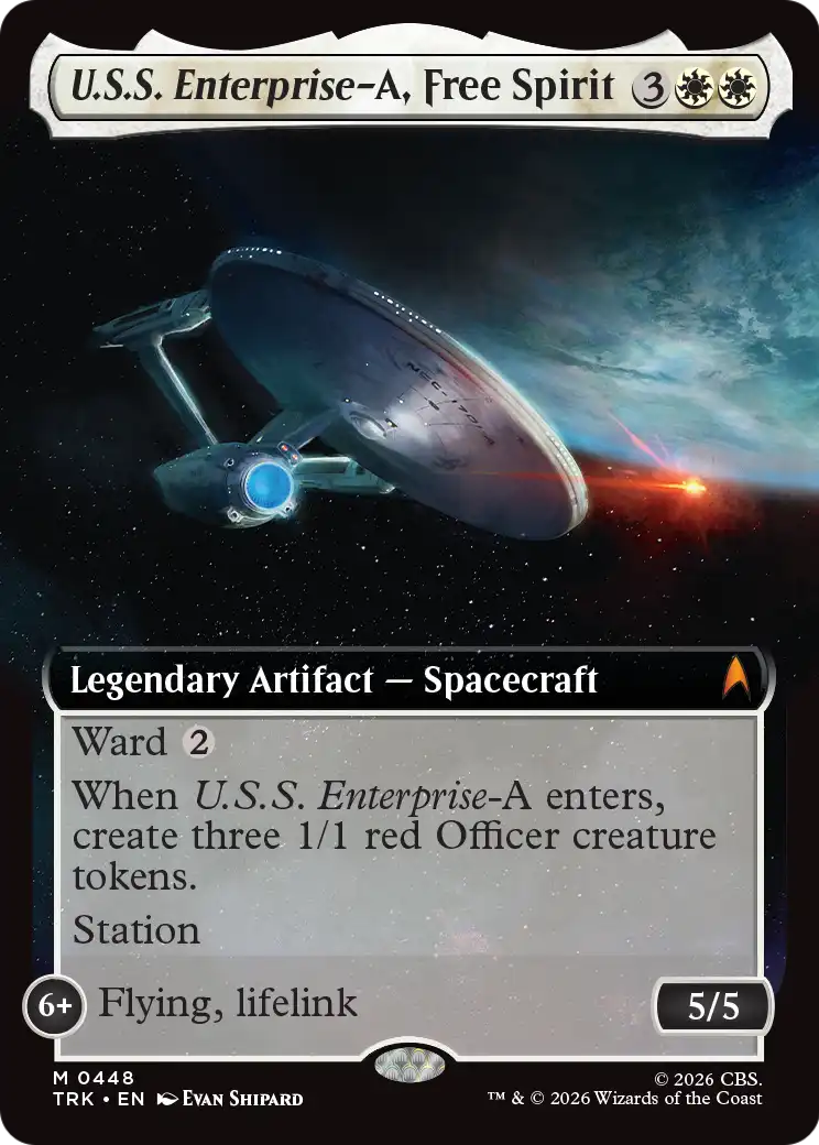 U.S.S. Enterprise-A, Free Spirit (Extended Art) [Star Trek] | Clutch Gaming