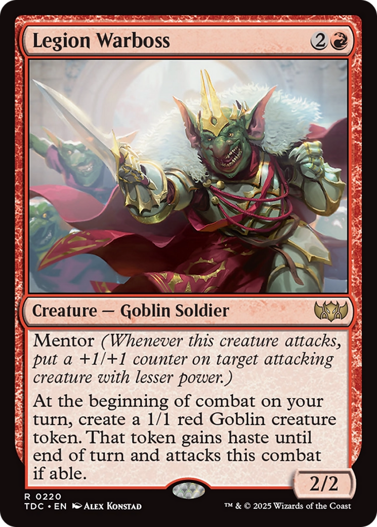 Legion Warboss [Tarkir: Dragonstorm Commander] | Clutch Gaming