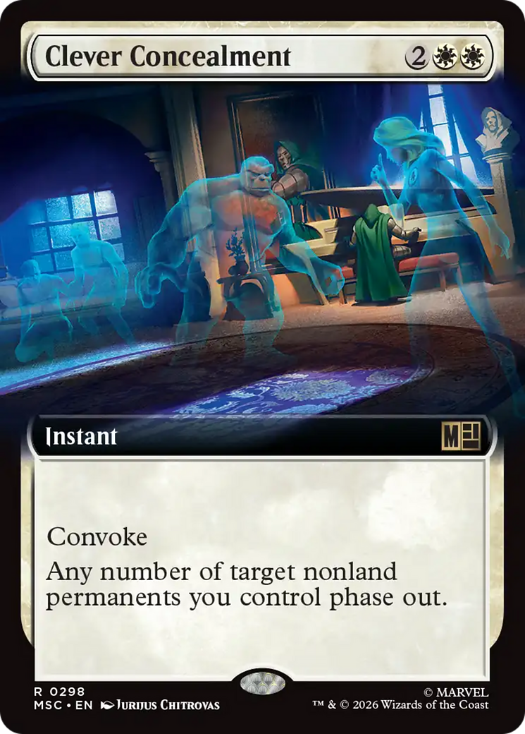 Clever Concealment (Extended Art) [Marvel Super Heroes Commander] | Clutch Gaming