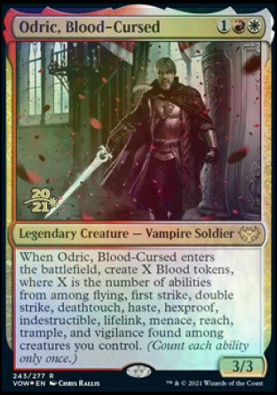 Odric, Blood-Cursed [Innistrad: Crimson Vow Prerelease Promos] | Clutch Gaming
