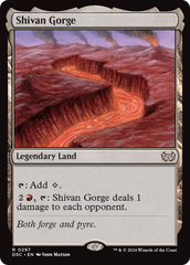 Shivan Gorge [Duskmourn: House of Horror Commander] | Clutch Gaming