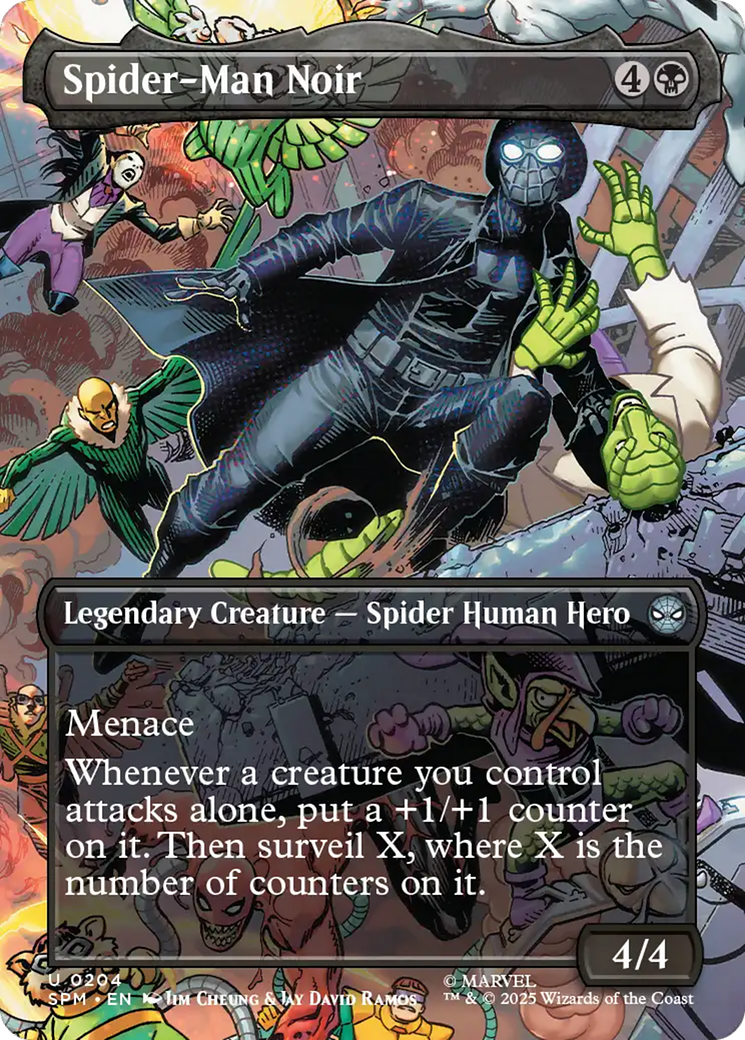 Spider-Man Noir (Borderless) [Marvel's Spider-Man] | Clutch Gaming