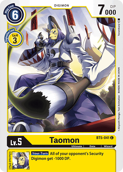 Taomon [BT5-041] [Battle of Omni] | Clutch Gaming