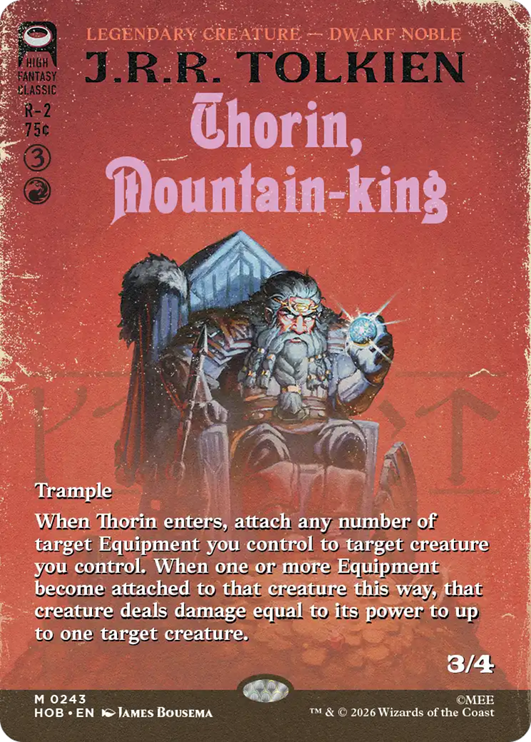Thorin, Mountain-king (Borderless) [The Hobbit] | Clutch Gaming