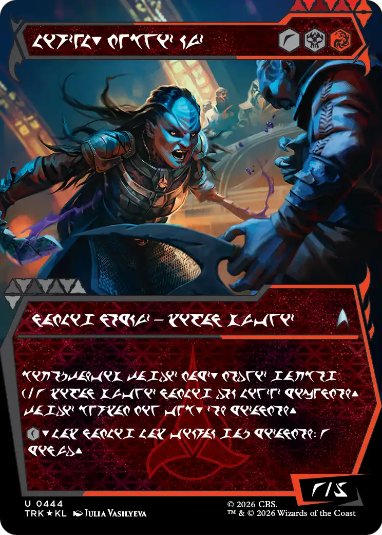 L'Rell, Fierce Visionary (Showcase) (Klingon) [Star Trek] | Clutch Gaming