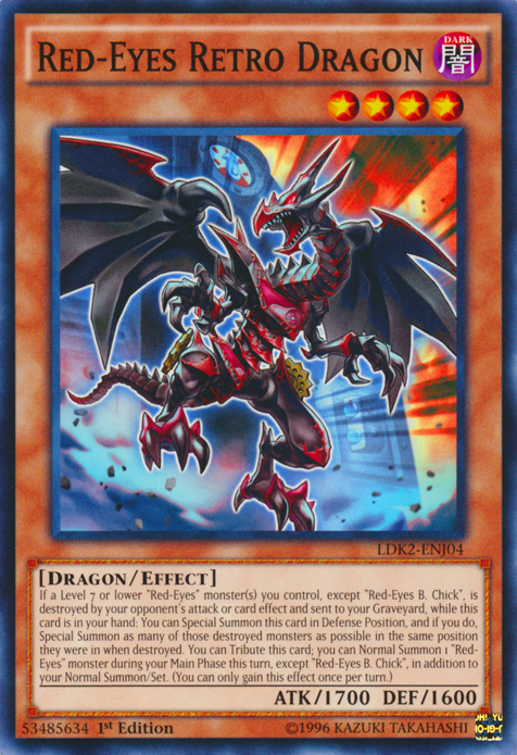 Red-Eyes Retro Dragon [LDK2-ENJ04] Common | Clutch Gaming