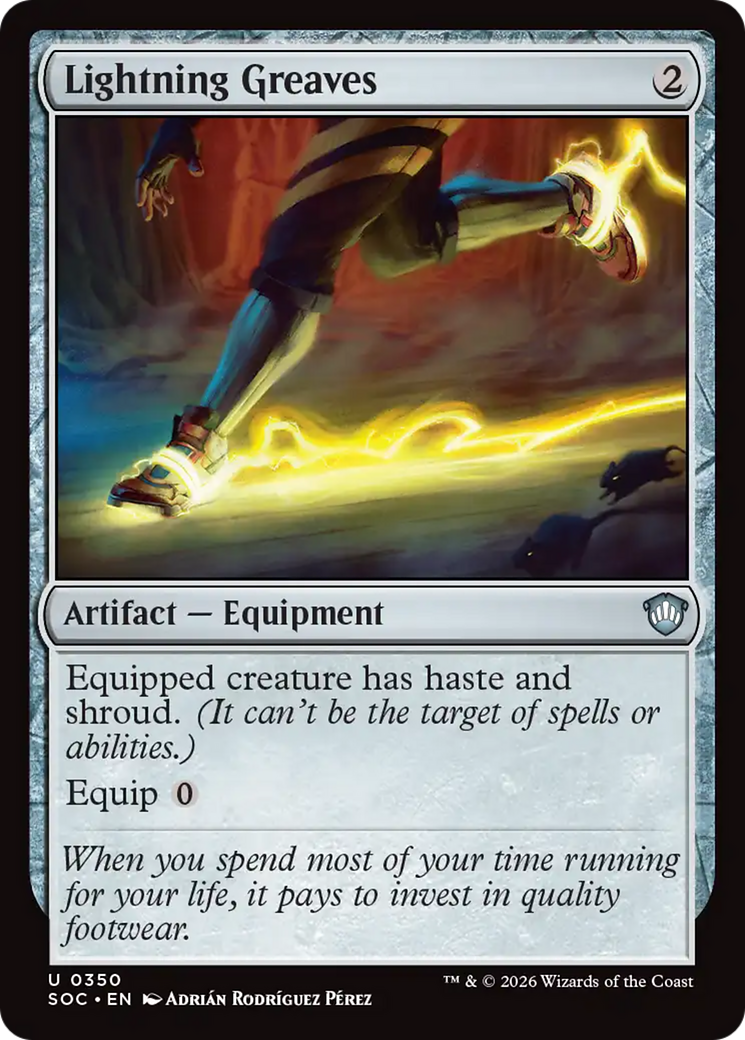Lightning Greaves [Secrets of Strixhaven Commander] | Clutch Gaming