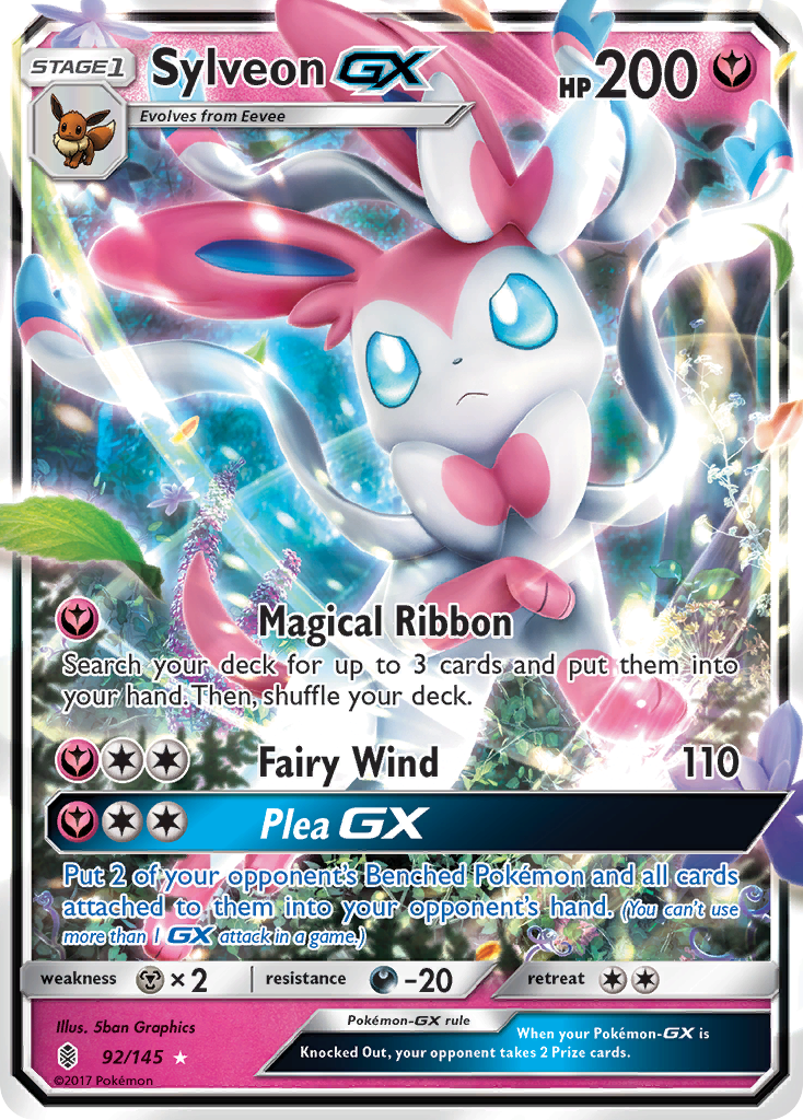 Sylveon GX (92/145) [Sun & Moon: Guardians Rising] | Clutch Gaming