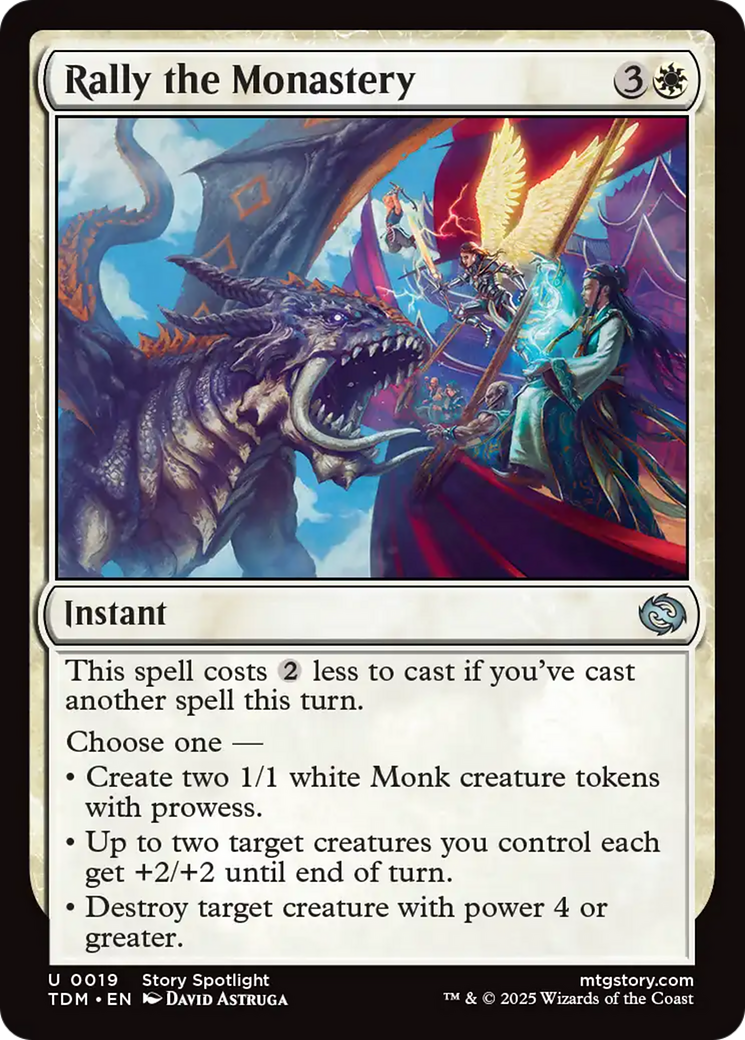 Rally the Monastery [Tarkir: Dragonstorm] | Clutch Gaming