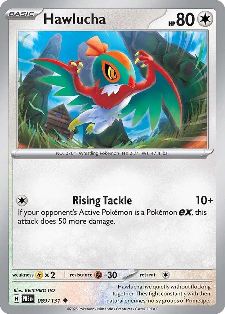 Hawlucha (089/131) [Scarlet & Violet: Prismatic Evolutions] | Clutch Gaming