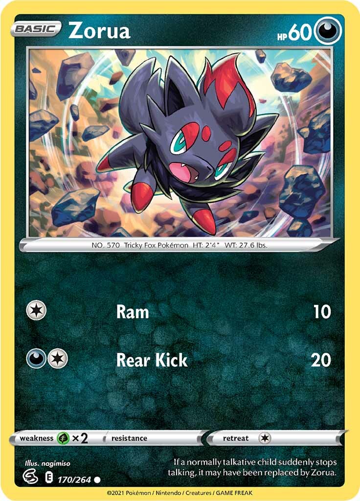 Zorua (170/264) [Sword & Shield: Fusion Strike] | Clutch Gaming