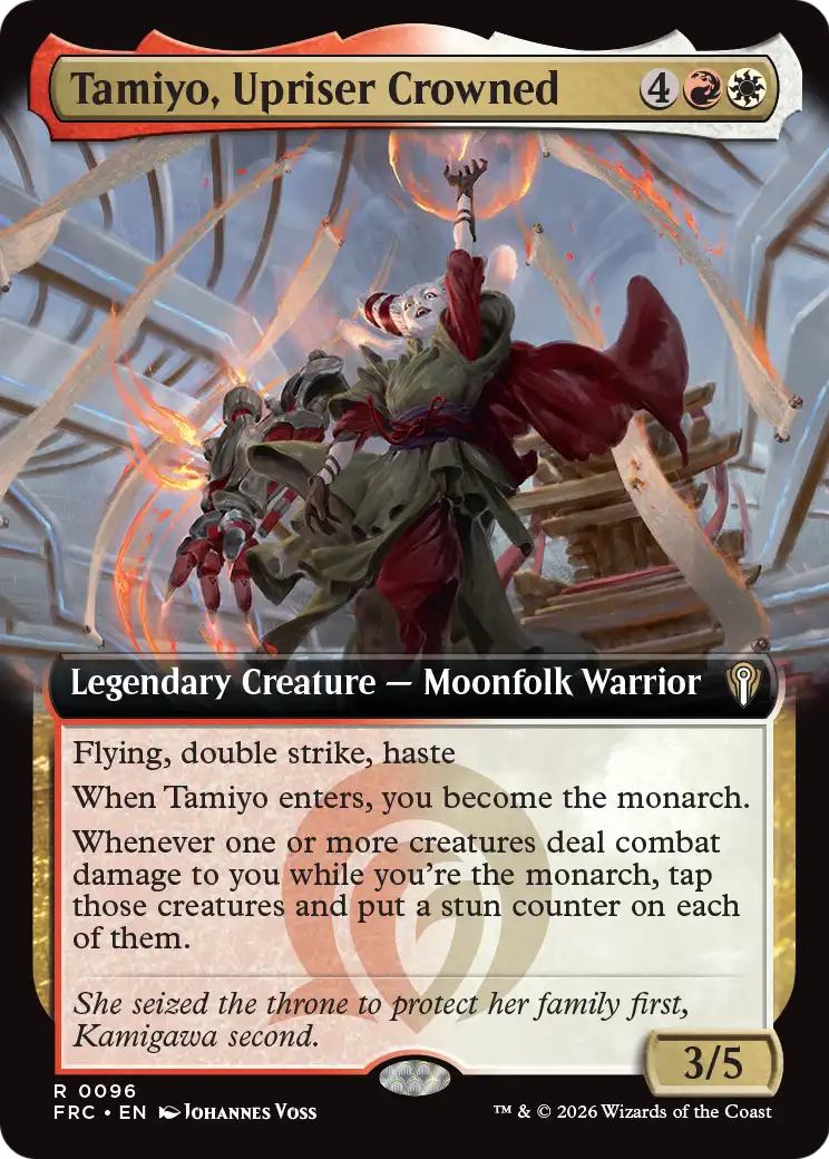 Tamiyo, Upriser Crowned (Extended Art) [Reality Fracture Commander] | Clutch Gaming