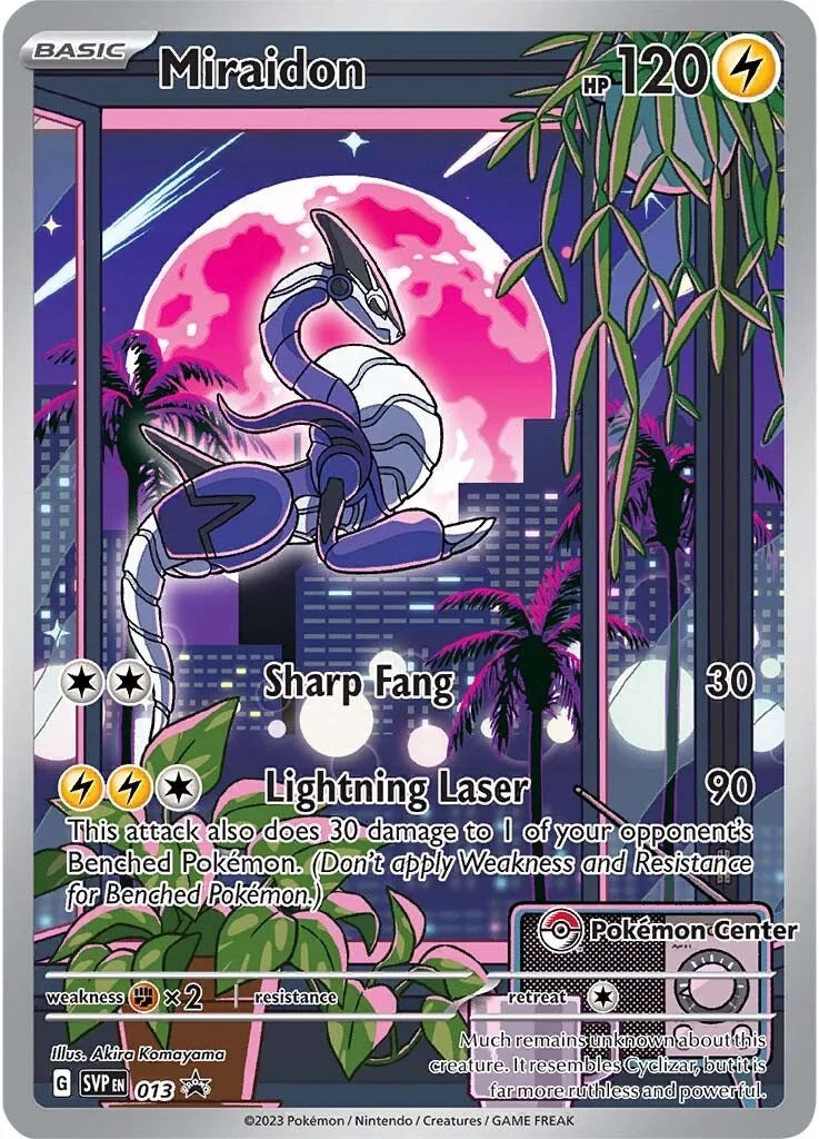 Miraidon (013) (Pokemon Center Exclusive) [Scarlet & Violet: Black Star Promos] | Clutch Gaming