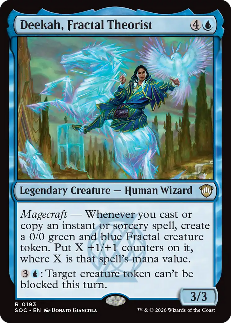 Deekah, Fractal Theorist [Secrets of Strixhaven Commander] | Clutch Gaming