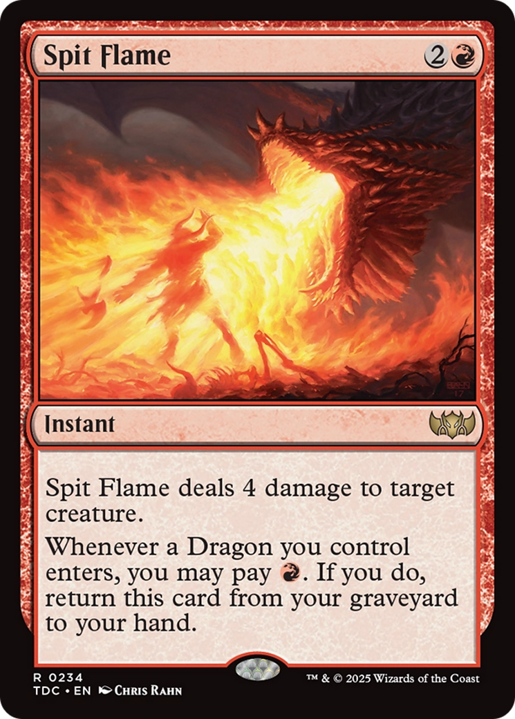 Spit Flame [Tarkir: Dragonstorm Commander] | Clutch Gaming