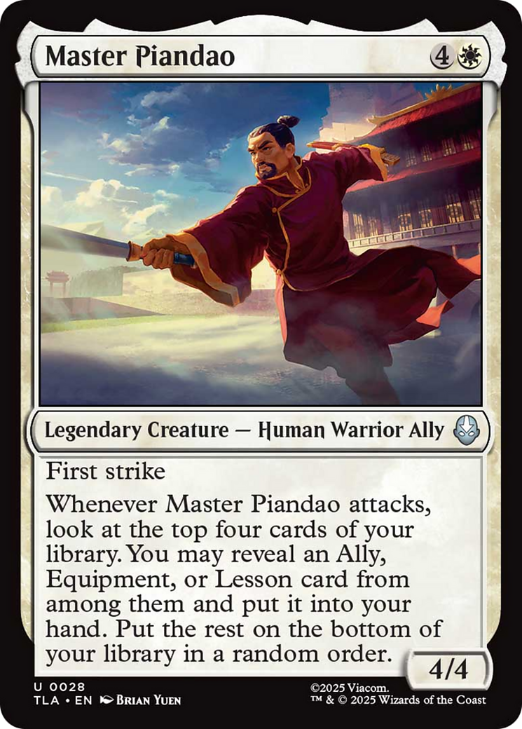 Master Piandao [Avatar: The Last Airbender] | Clutch Gaming