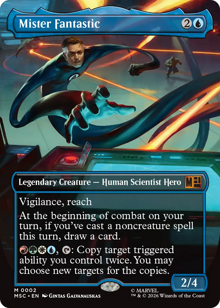 Mister Fantastic (Borderless) [Marvel Super Heroes Commander] | Clutch Gaming