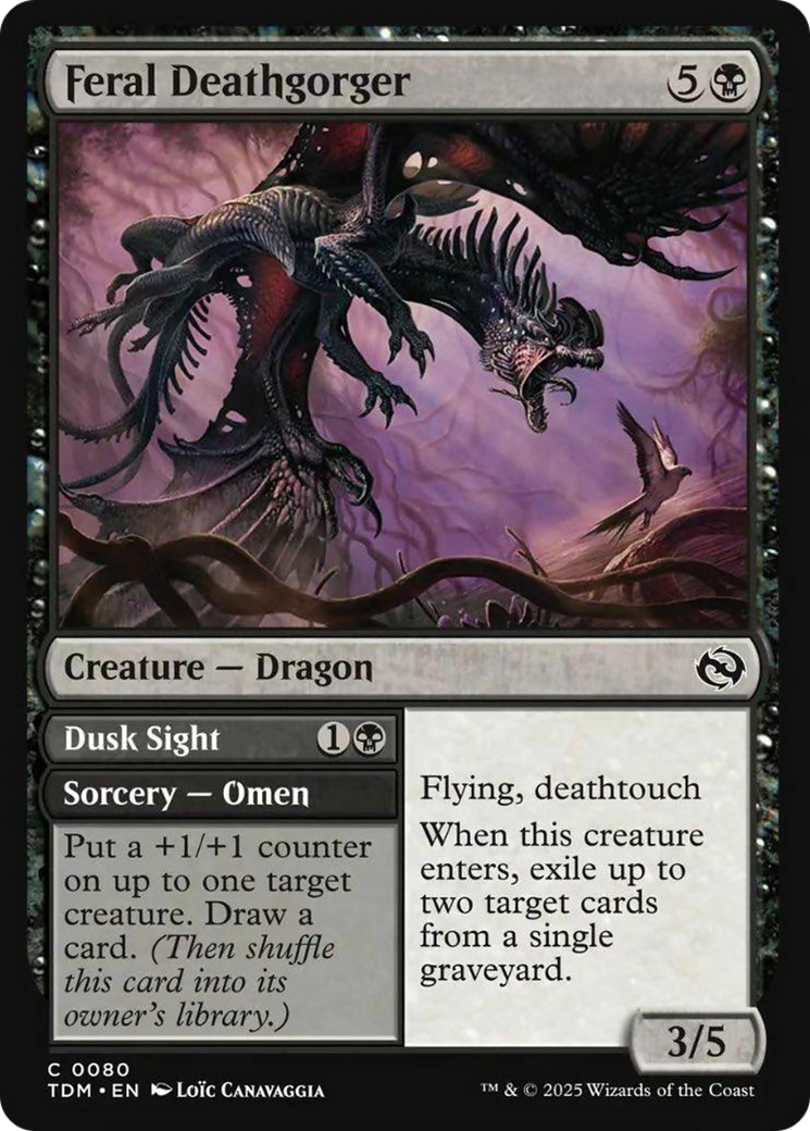 Feral Deathgorger [Tarkir: Dragonstorm] | Clutch Gaming