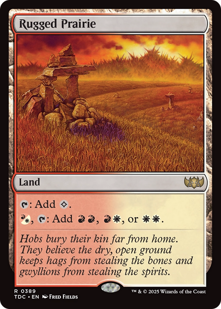 Rugged Prairie [Tarkir: Dragonstorm Commander] | Clutch Gaming