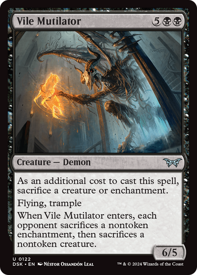 Vile Mutilator [Duskmourn: House of Horror] | Clutch Gaming